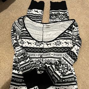 VS PINK Onesie Bodysuit Union Small